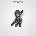 Black Myth Wukong Black Wind Mountain Destined One Badge Metal Fridge Magnet